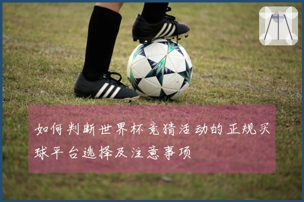 如何判断世界杯竞猜活动的正规买球平台选择及注意事项